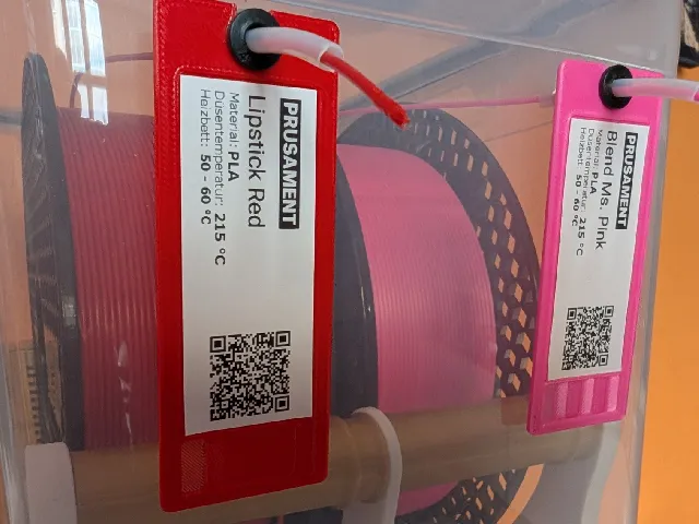 Filament Sample for Dry Box and Brother DK-22205 Labels