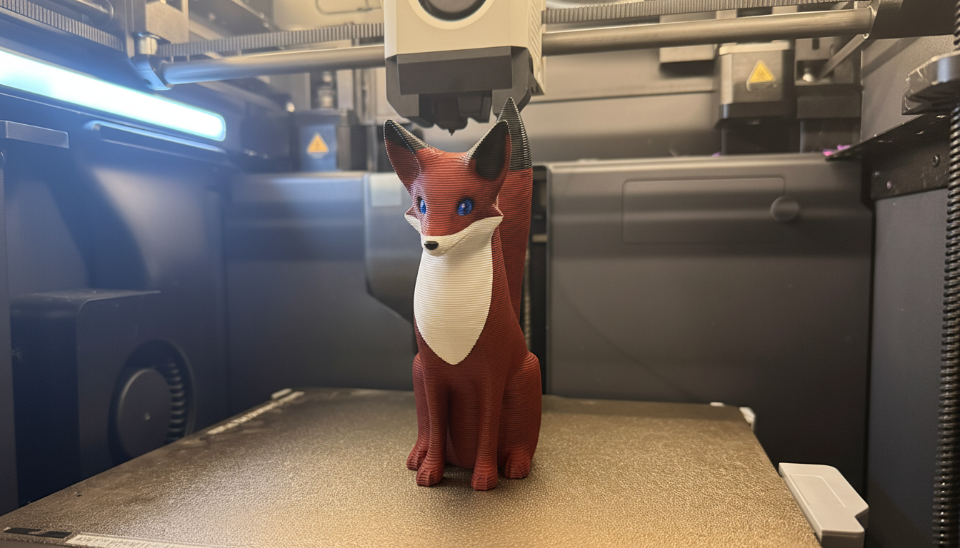 Sitting Wooden Fox Decoration - Rustic Woodland Accent