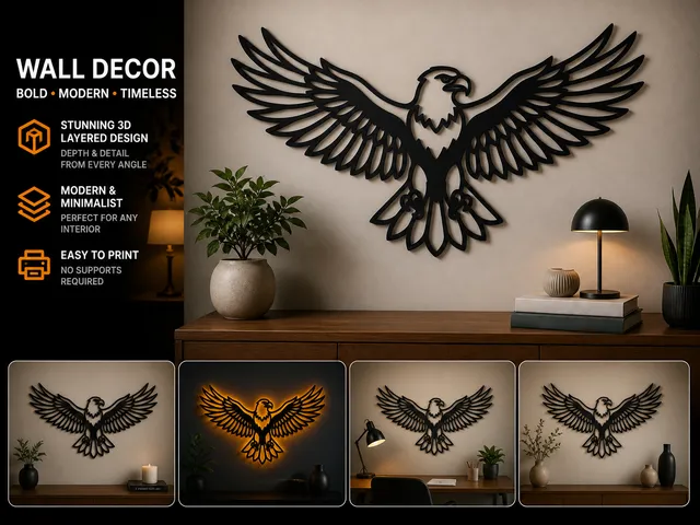 Eagle wall decoration