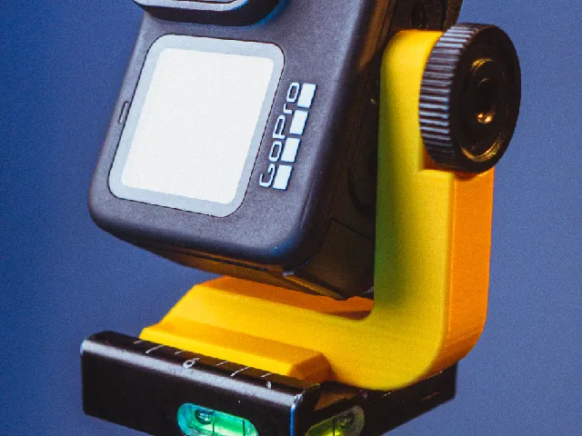 Vertical GoPro Mount with Swiss arca tripod palte