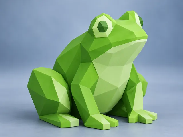 Low Poly Frog