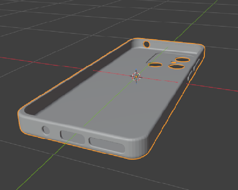Redmi 12C simple TPU case 3D model