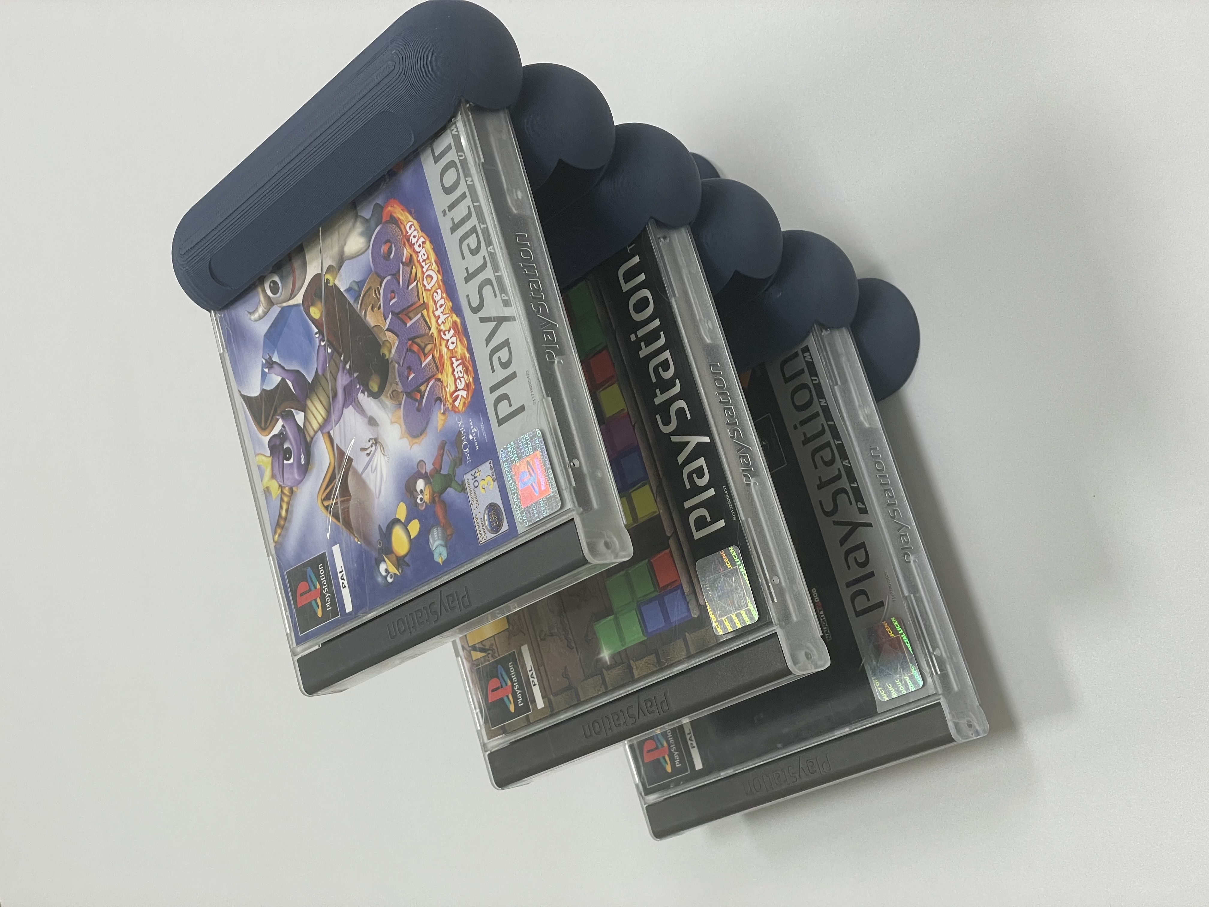 PS1 Game Case Display Stand - Soft Stairs