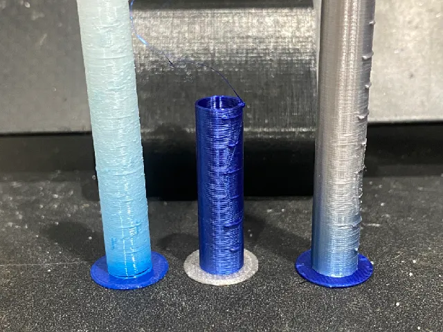 Color bleed test tube