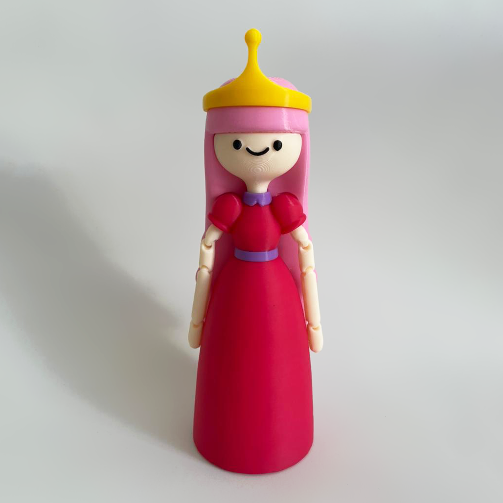 Pack x4 - Adventure Times - Finn the human, Jake the dog, Princess Bubblegum and BMO- Flexi - Multicolor — miniatura 2