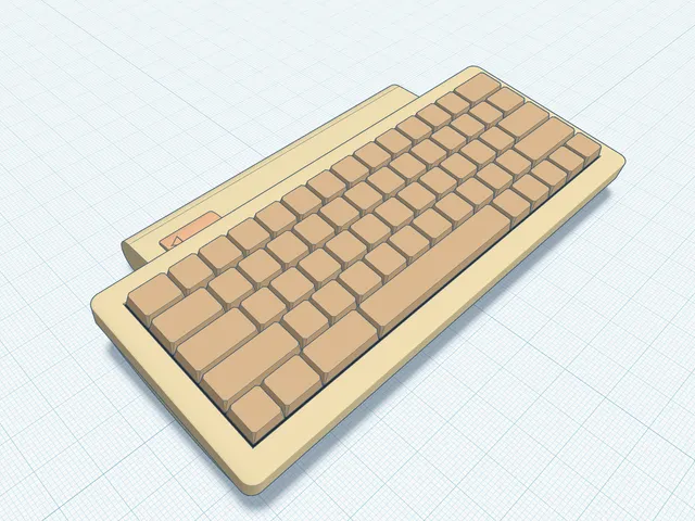 Functional Micro Retro Keyboard, perfect for mini Macintosh builds!