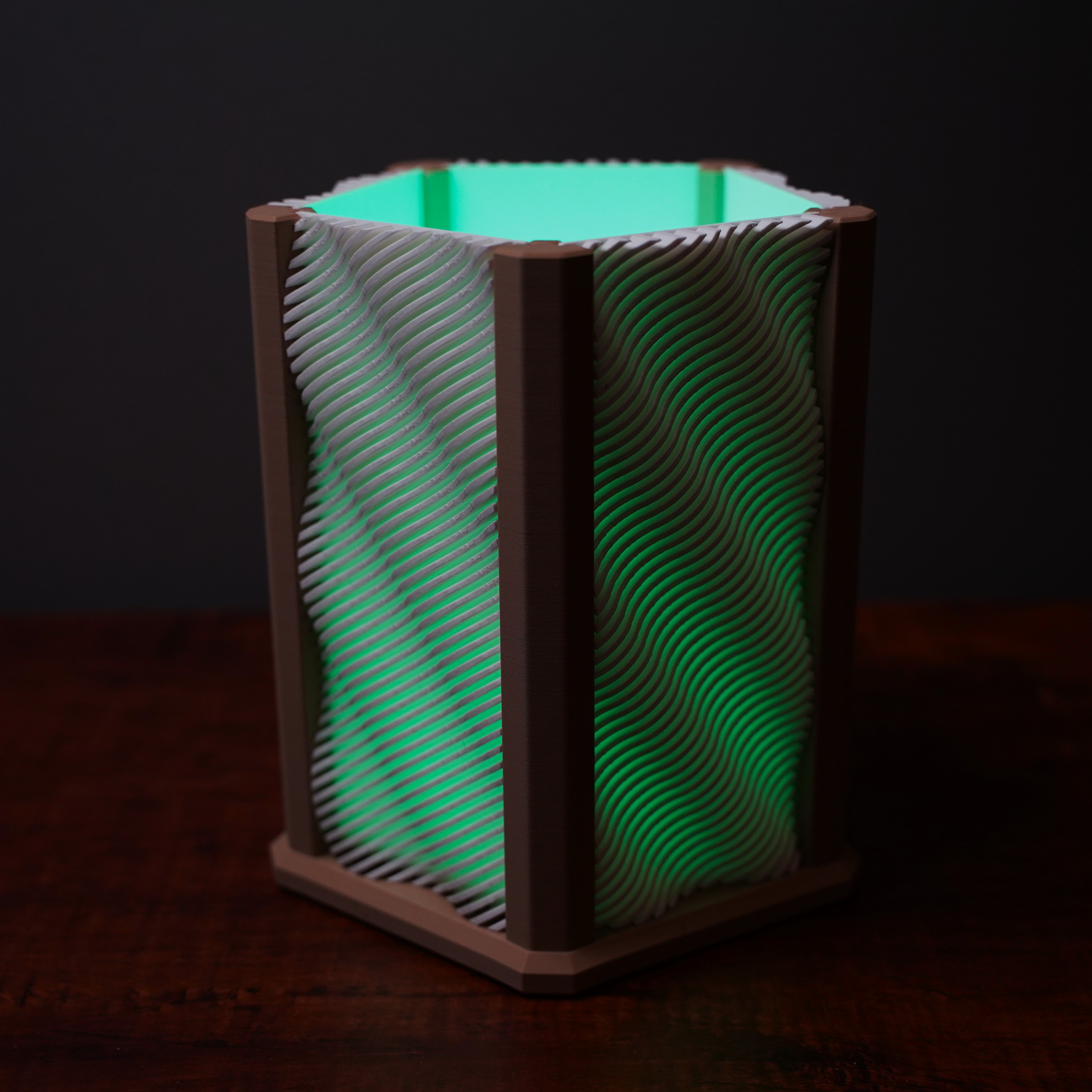 Wavy Panel Lamp
