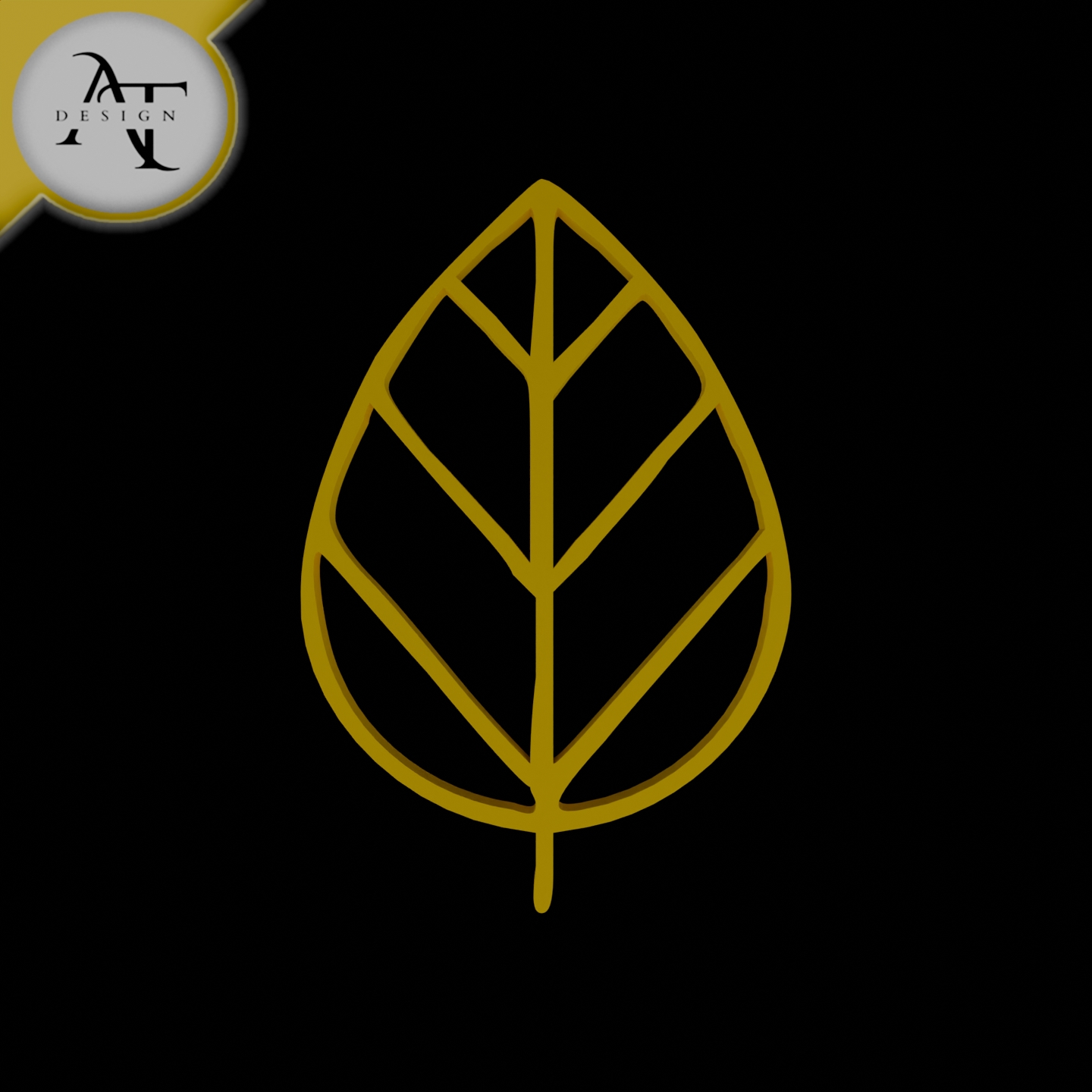 Simple Leaf Symbol - 2D Art