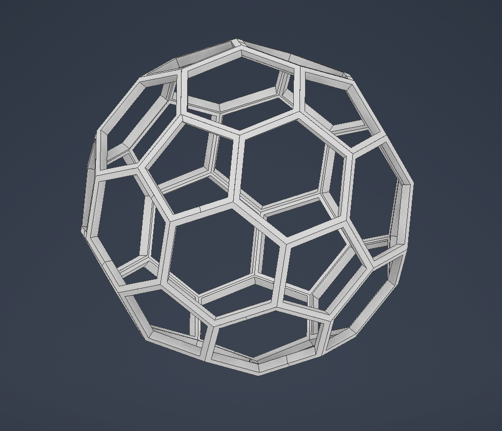truncated icosahedron (Grid)
