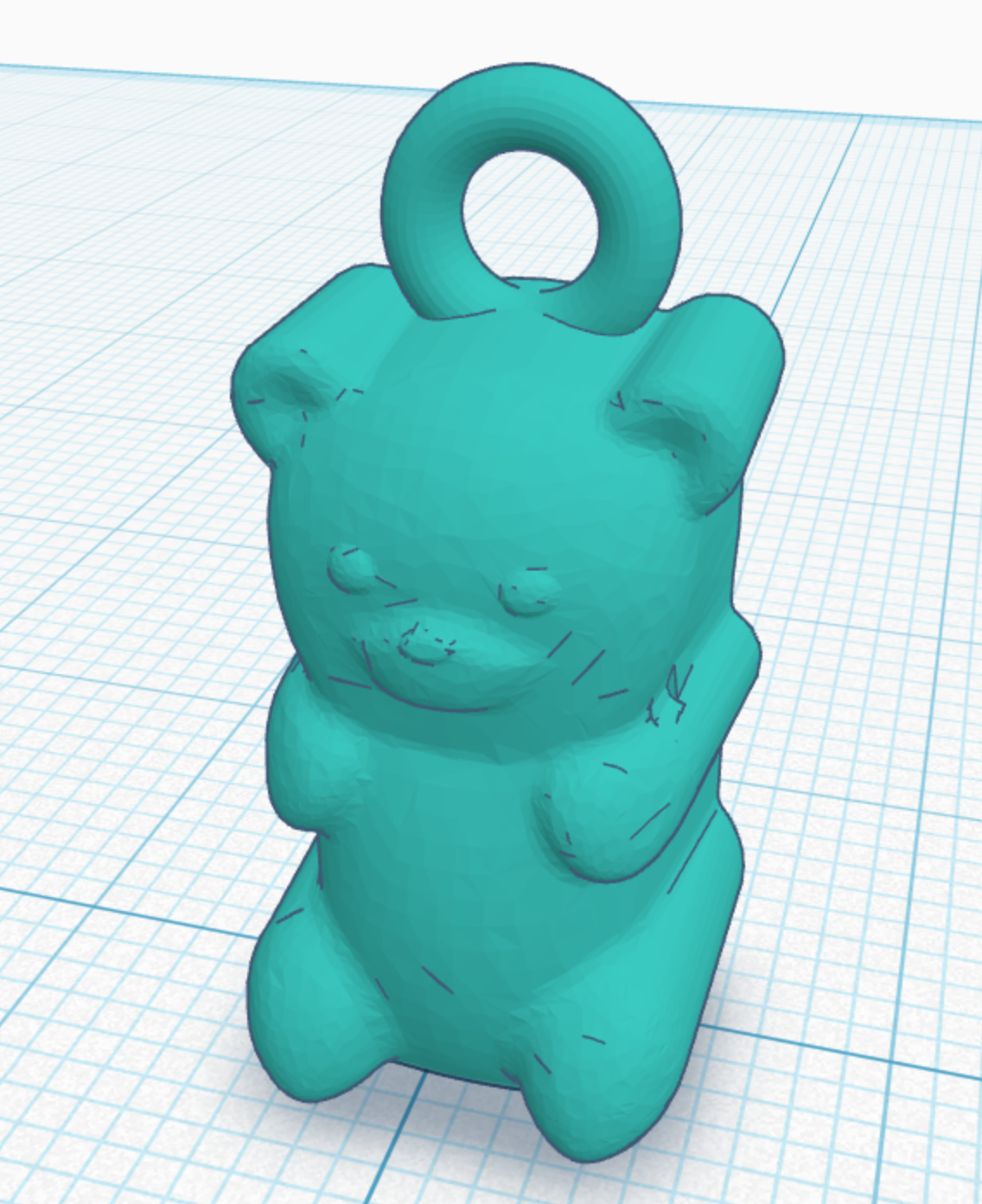 gummy bear keychain/earrings