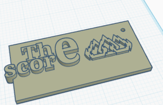 the score key chain