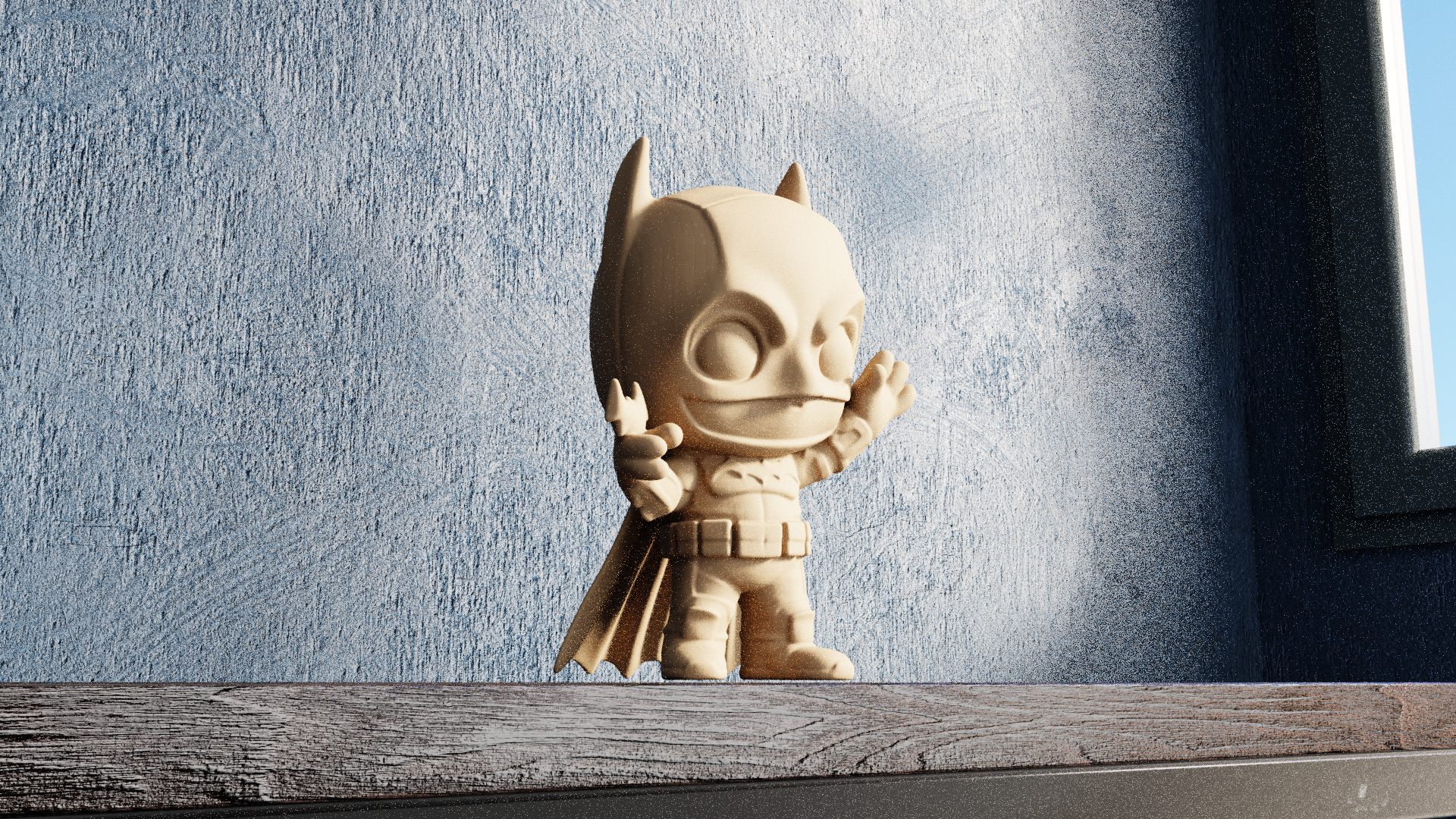 Miniatura 2 do modelo 3D Chibi Batman