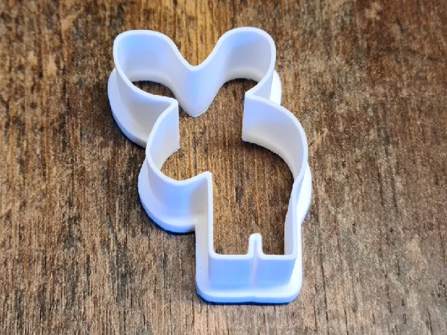 Christmas: moose cookie cutter