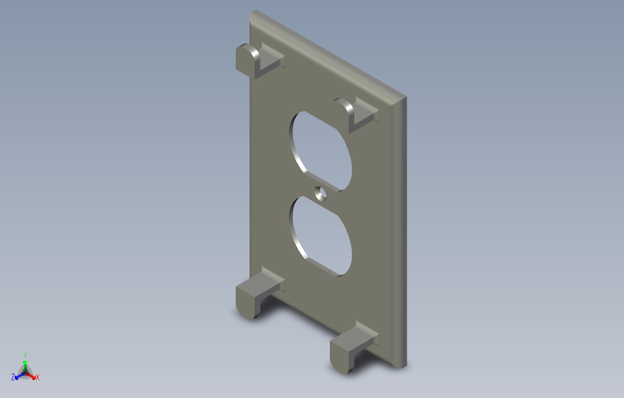 Wall Plate with Wire wrap