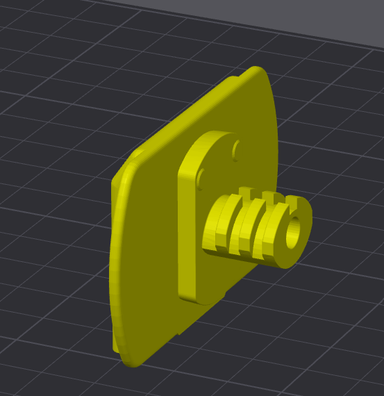 CC1 canvas to CC2 spool holder mount