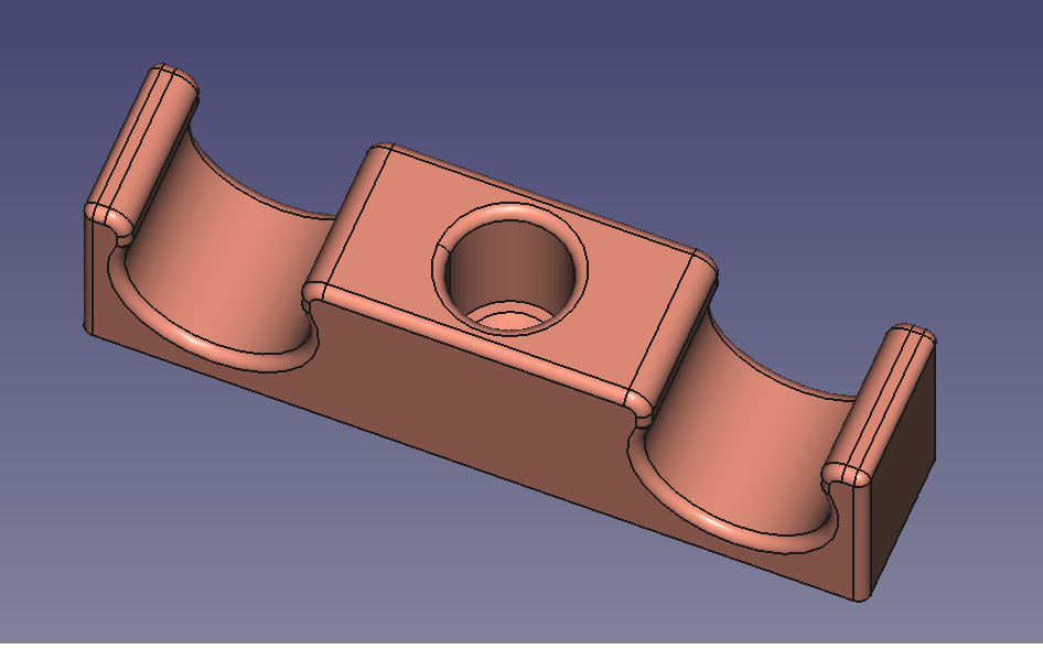 Miniatura 2 do modelo 3D PEX pipe, wall mount