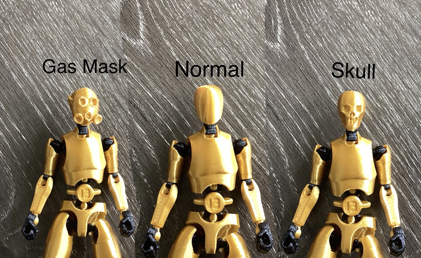 Carbon 13 Apocalypse Heads 3D model thumbnail
