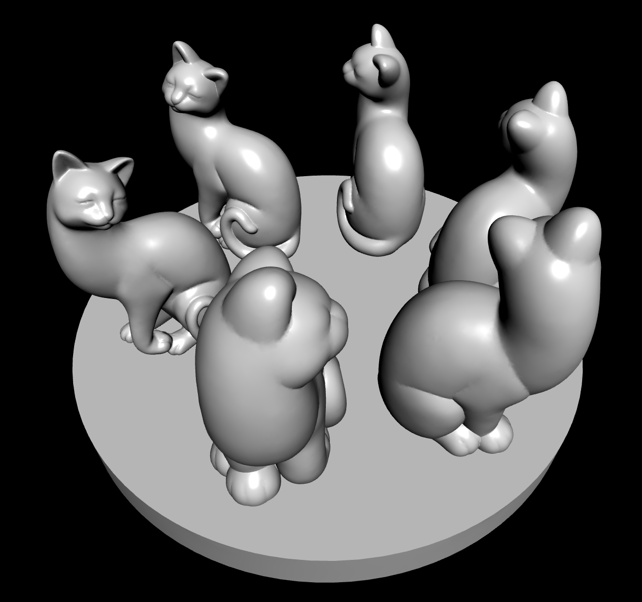 The cat is getting fat