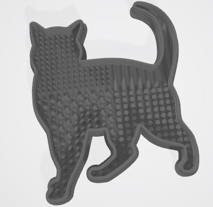 Cat shaped makeup brush cleaner