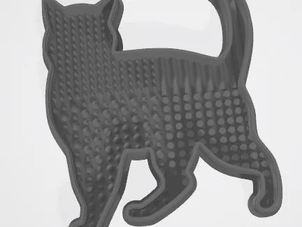 Cat shaped makeup brush cleaner