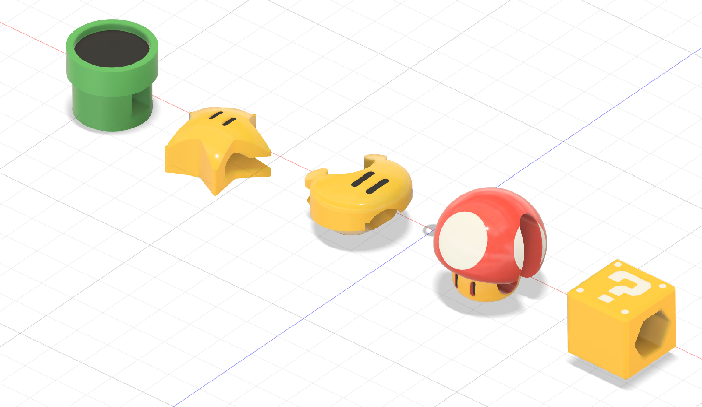 Mario Beads for Shoelaces