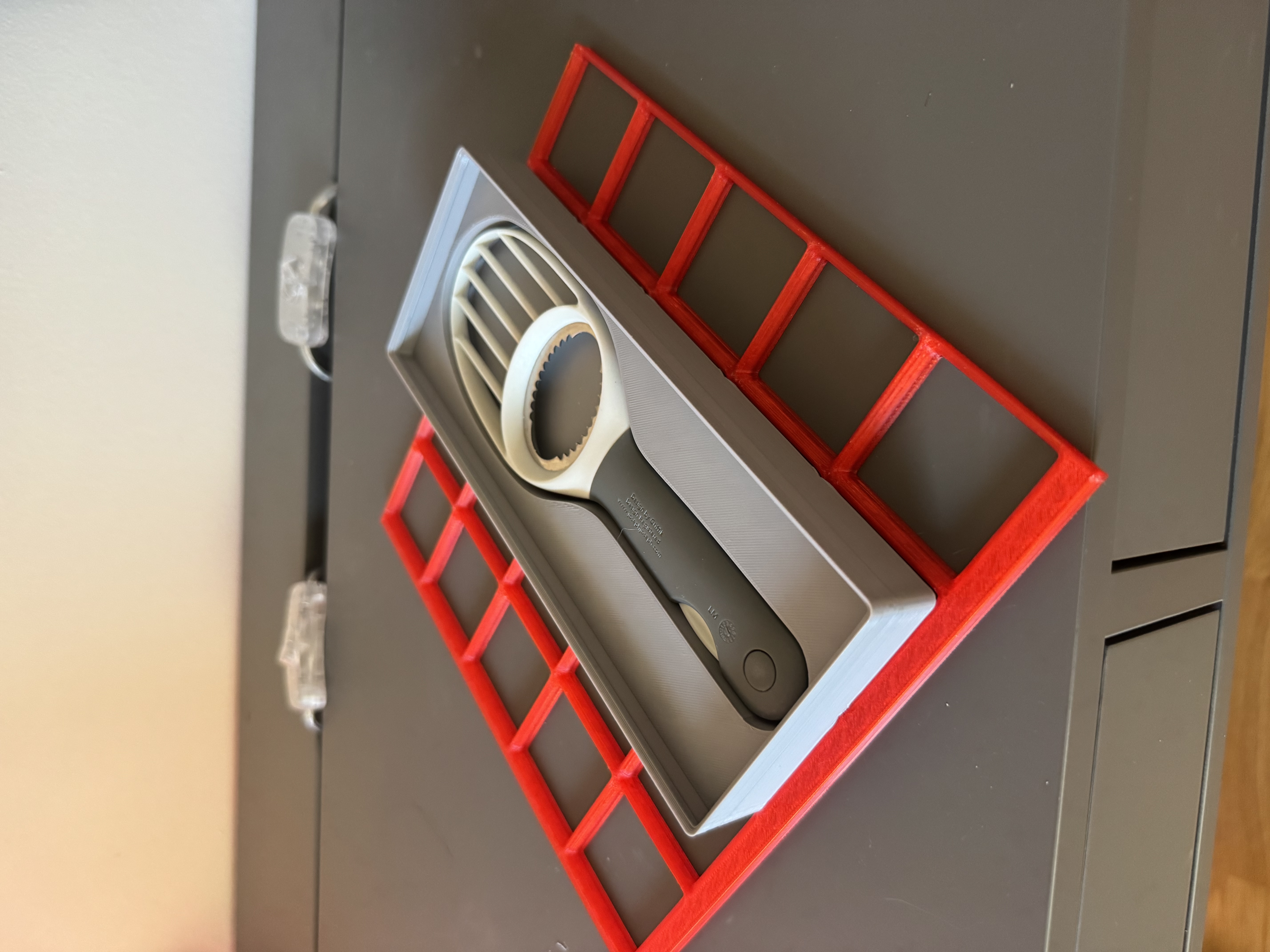 Gridfinity Avocado Cutter tray