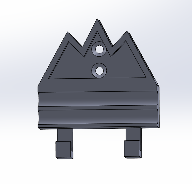 Ski/Snowboard Equipment Wall Mount 3D model