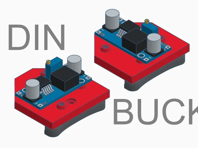 Ender 3 NG v1.2 DCDC Buck DIN Mount