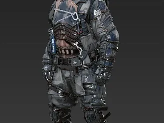 Fighter from the Metro universe