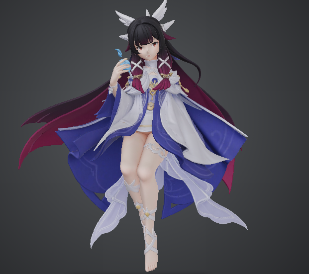 Columbina Genshin Impact Statue