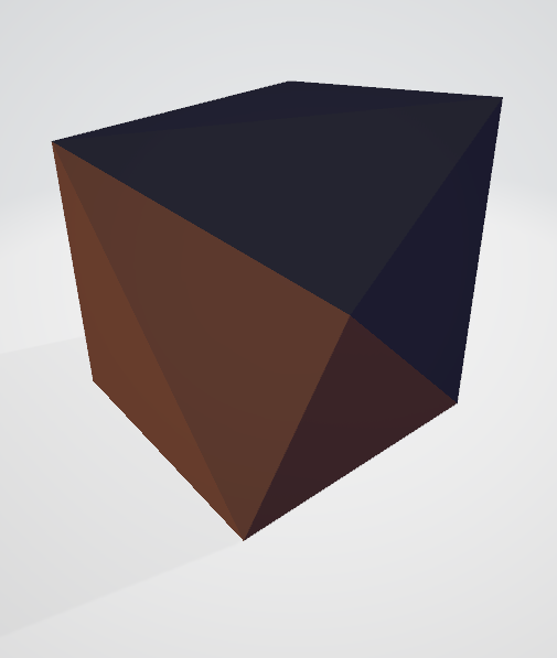 Decorative Artistic Distorted Cube- Great for a mantle or desk ornament!