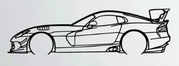 Dodge Viper ACR Wall Art