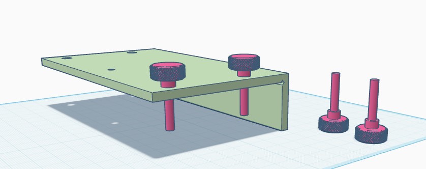 door handle drilling jig 3D model
