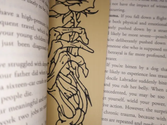 Rose bookmark