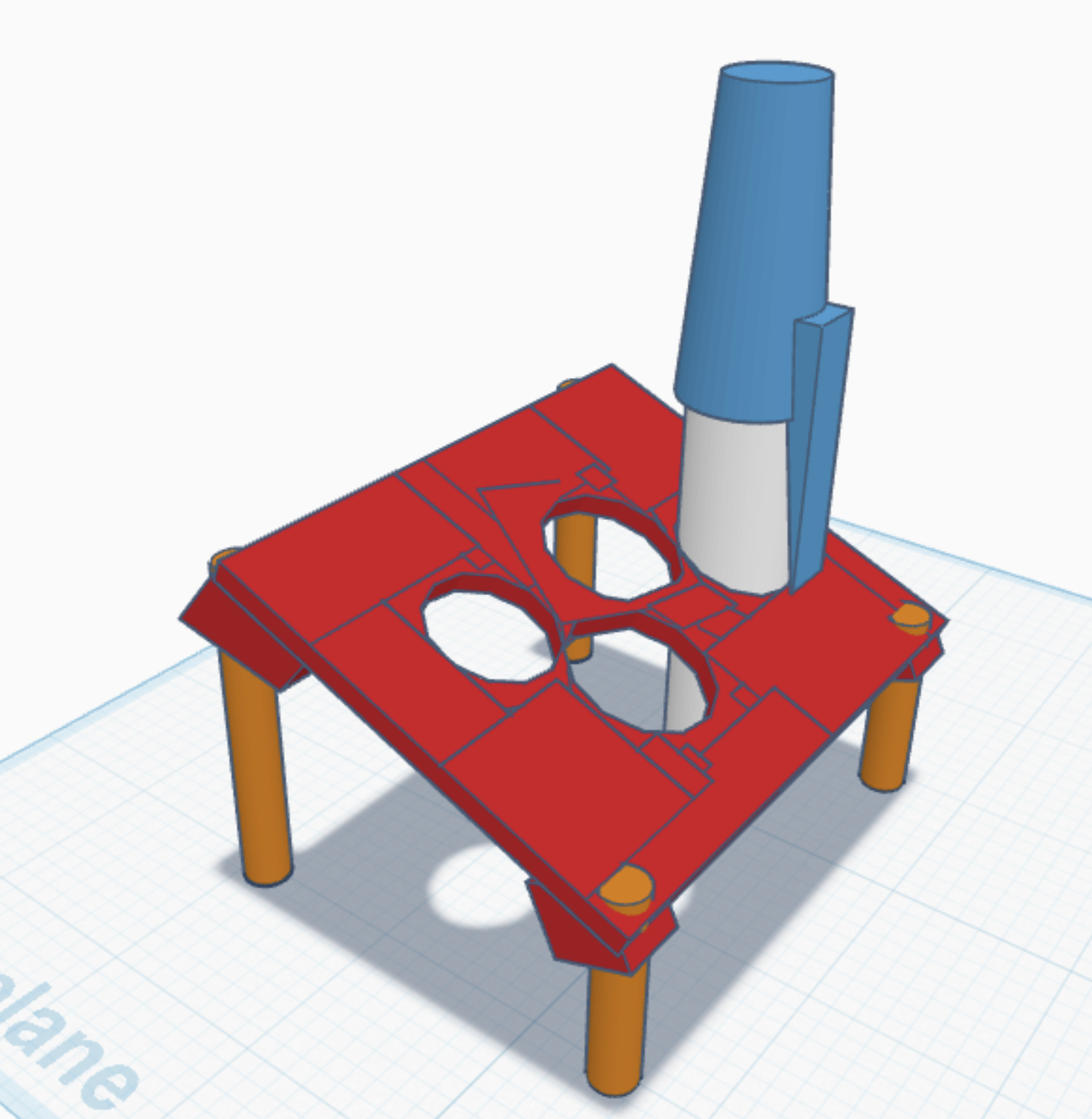 4 legged tool holder hopefully 3/4th inch holes havn't been tested if you do test it please comment how it worked!