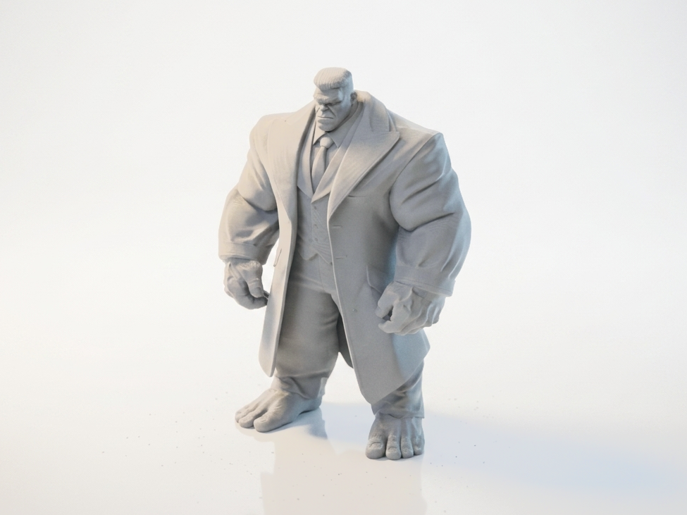 Dapper Hulk Figurine Marvel 3D Printable