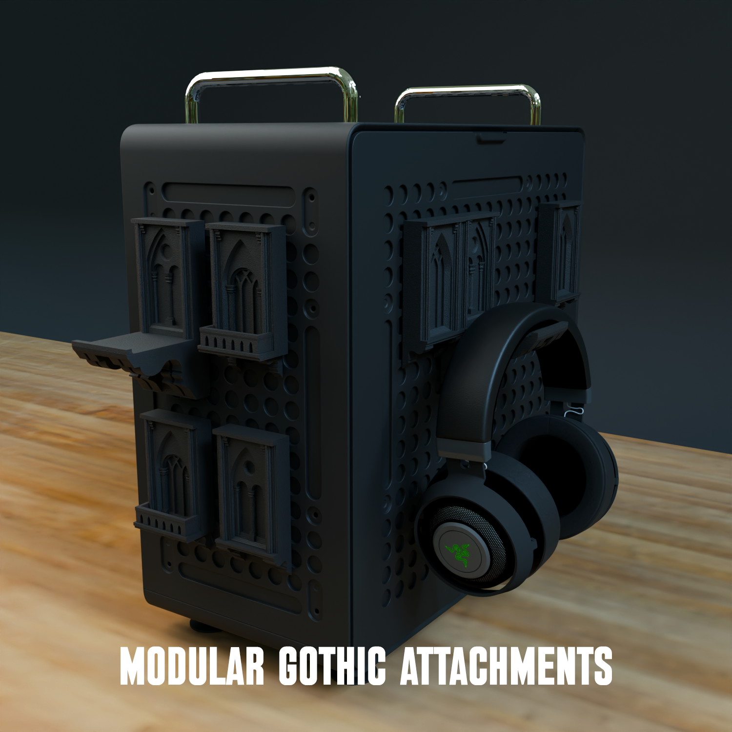 Gothic Modular Panels – Gothic Architecture Add-Ons for the Cooler Master Qube 540