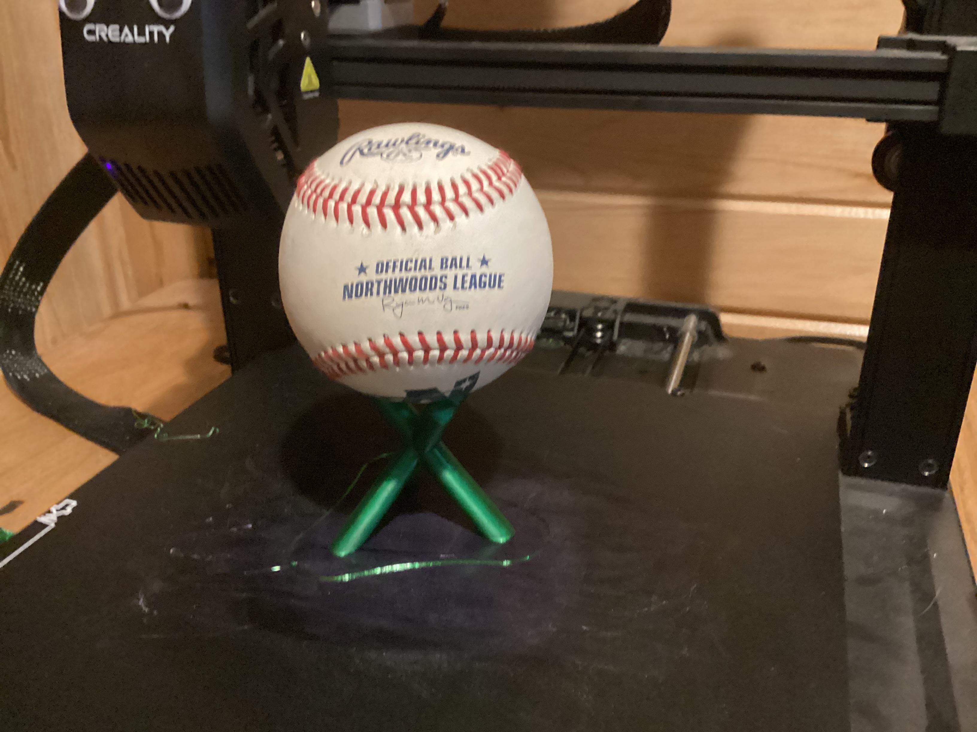 Miniatura 2 do modelo 3D Baseball stand