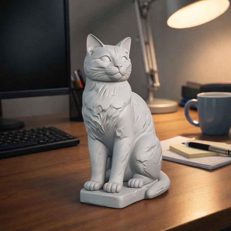 cat statue