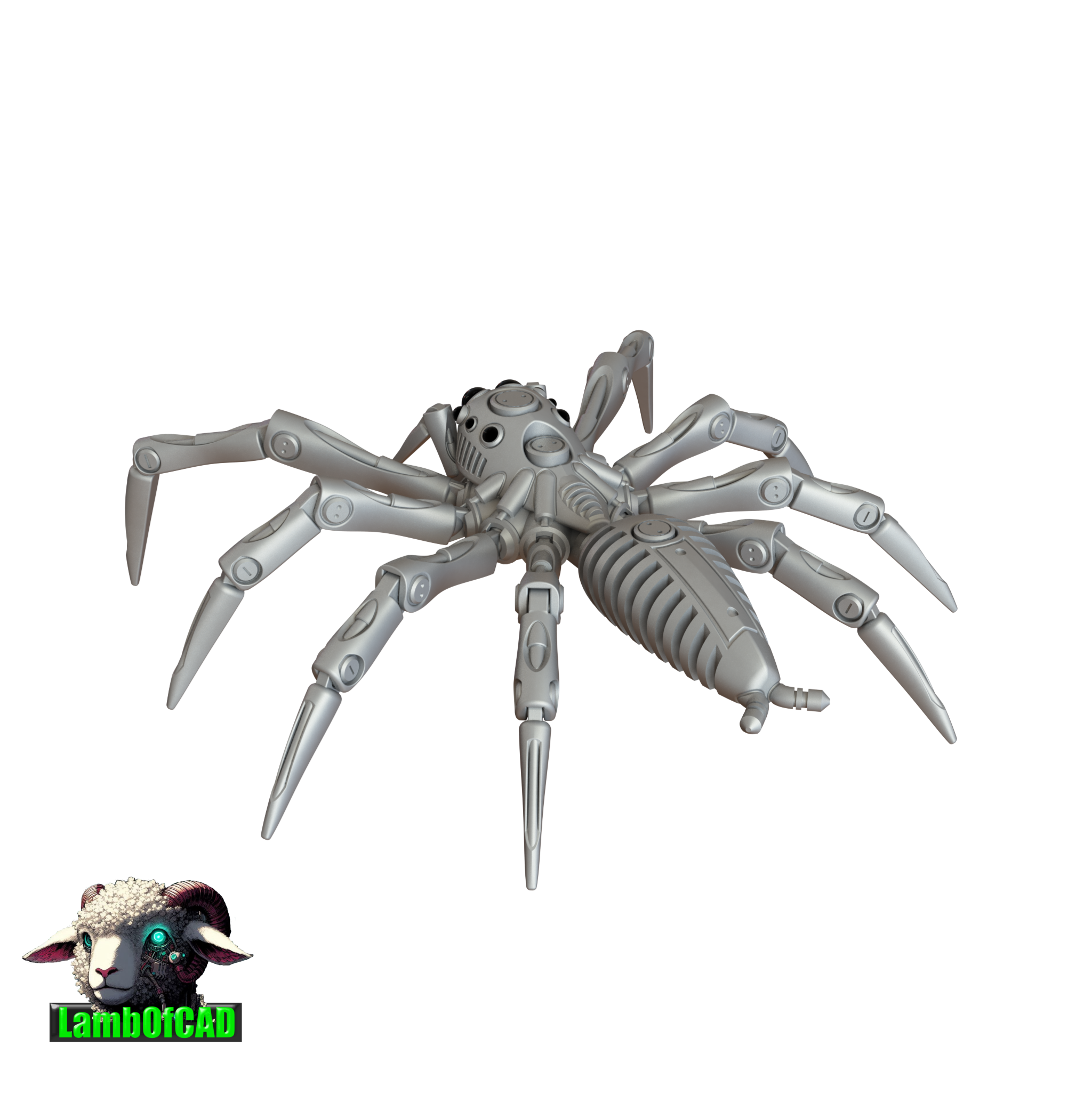 Miniatura 15 do modelo 3D Robotic Jumping Spider