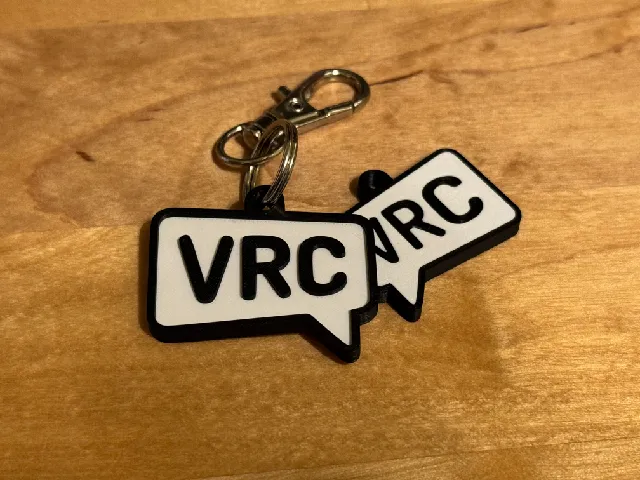 VRChat new icon keychain tag