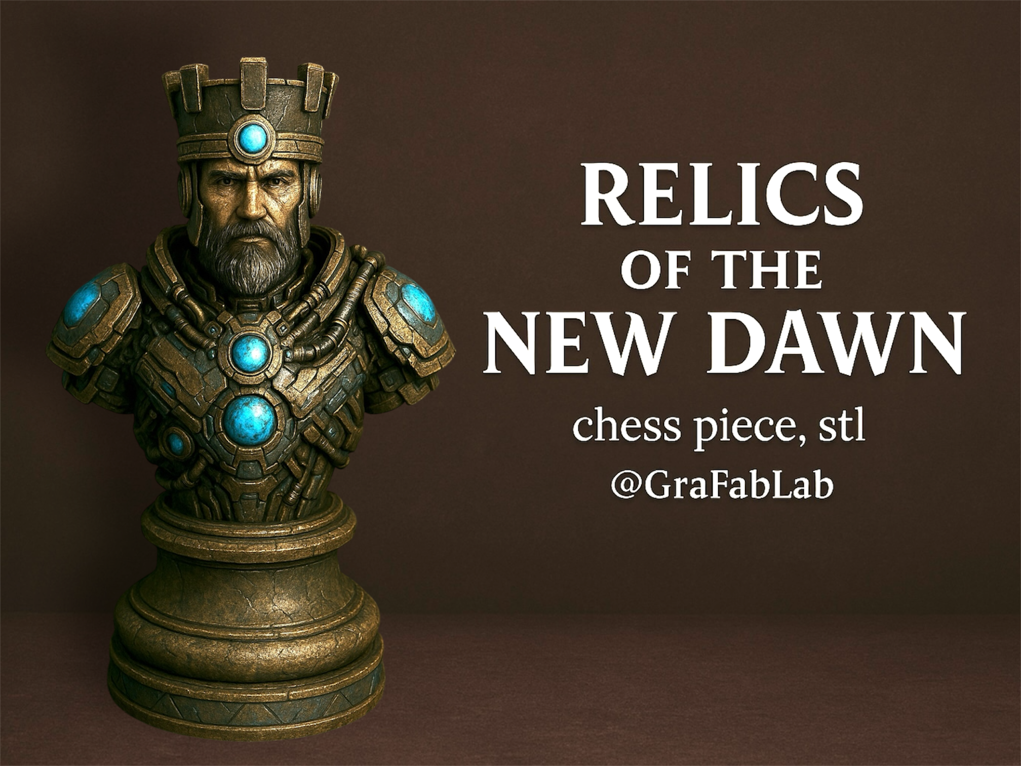 Relics of the New Dawn "King" - chess piece