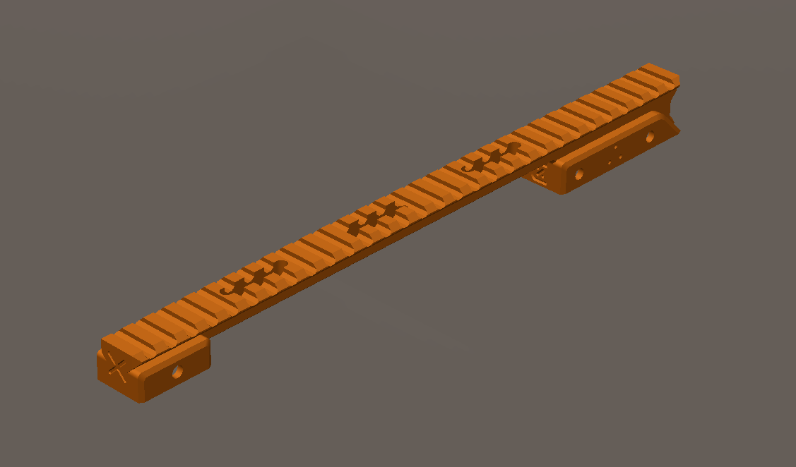 ZWQ S400 - Low Profile Picatinny Rail