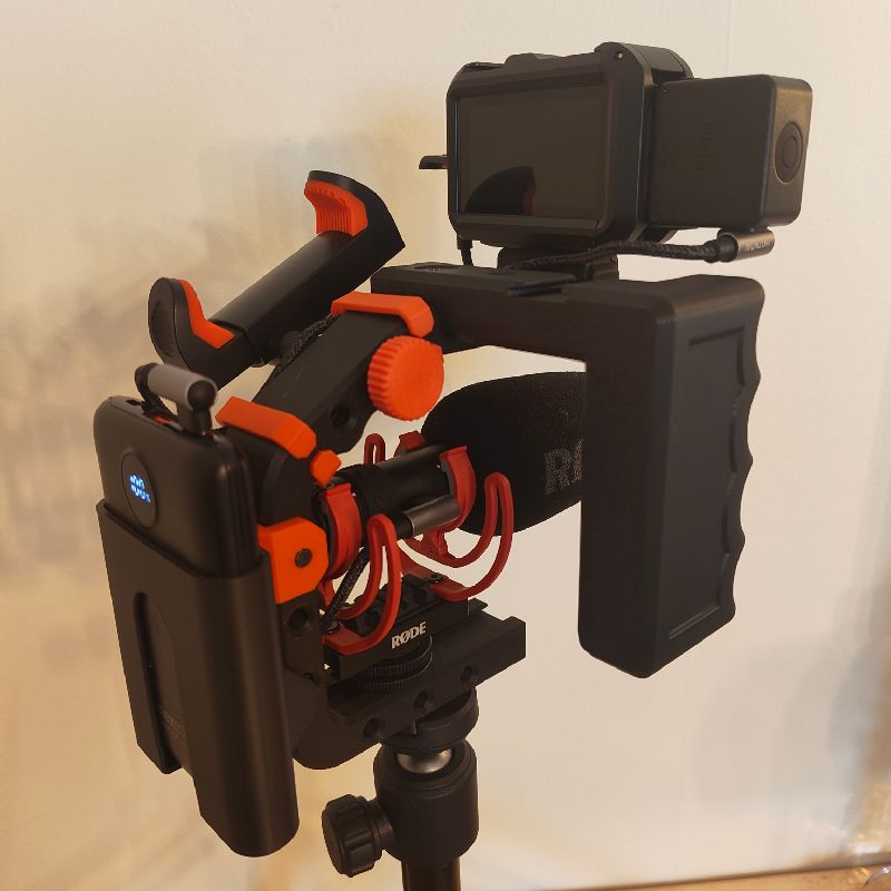 Ultimate Action Camera Rig by Cmarlow | Download free STL model ...