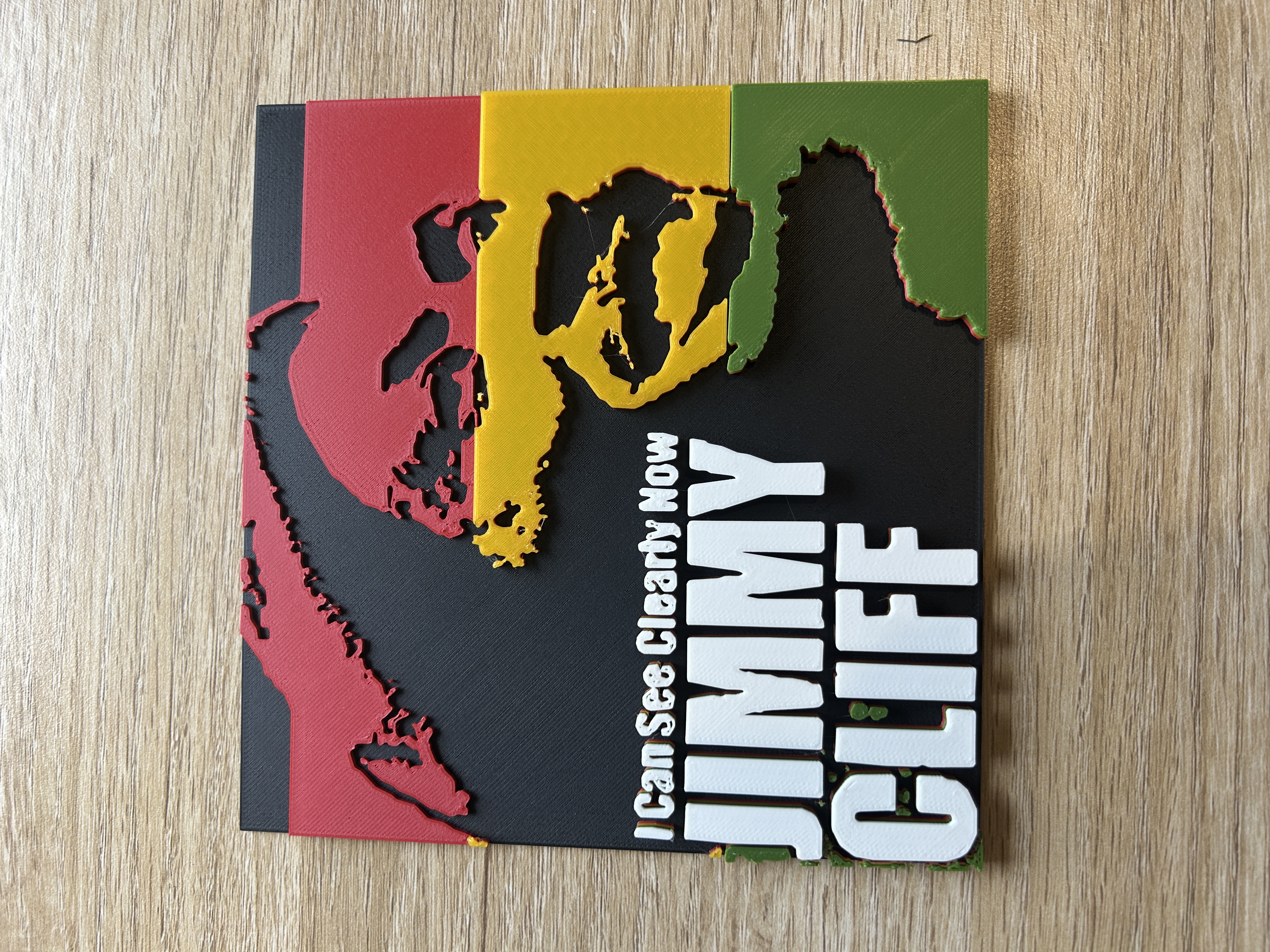Jimmy Cliff - I Can See Clearly Now 5 layer print