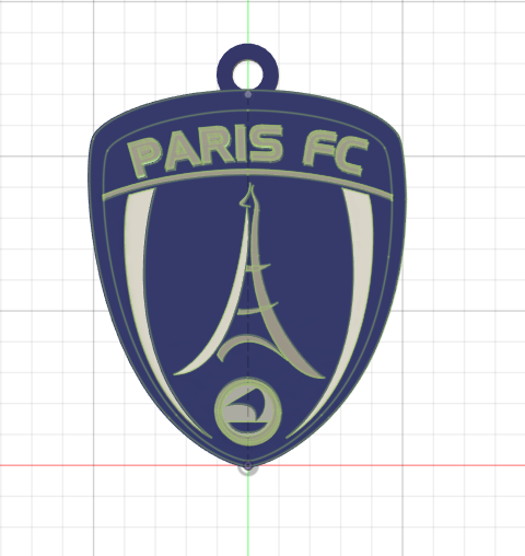 Porte-clé Paris FC – Supportez votre club avec style