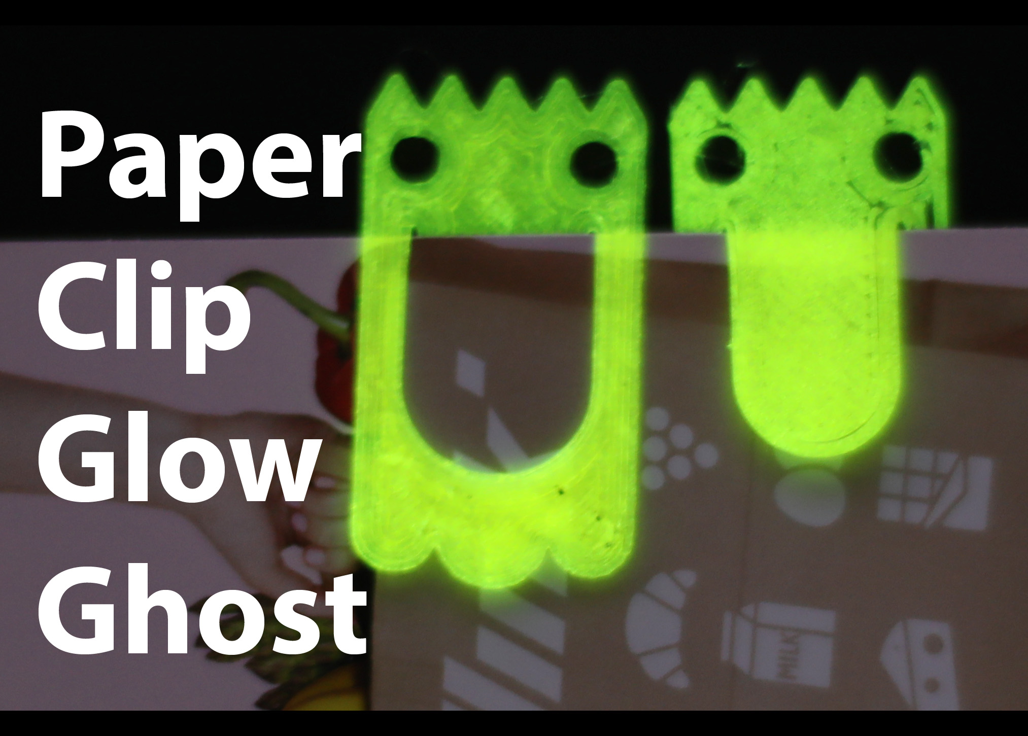 Paper Clip "Ghost Glow" 3D model