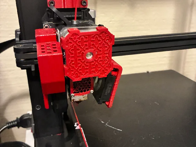 Clip on ender 3 V3 SE Extruder Plate