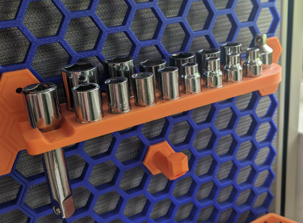 Honeycomb Wall Socket Wrench Socket Holder