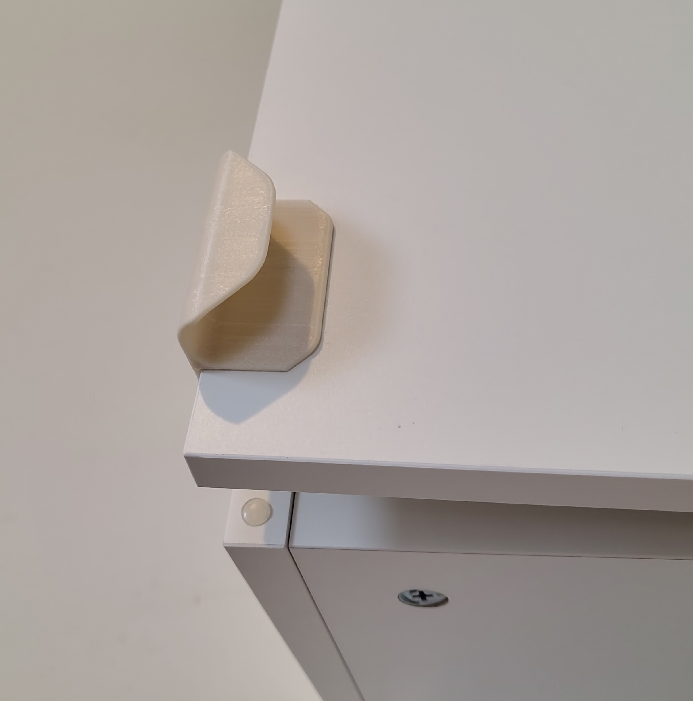 Handle Clip (no screw) for drawer or door cupboard (parametric)
